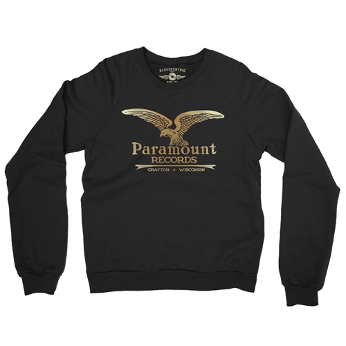 Paramount Records Logo Crewneck Sweater - crewneckblack