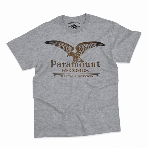 Paramount Records Logo T-Shirt - Classic Heavy Cotton - heatherathletic