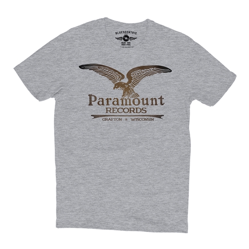 Paramount Records Logo T-Shirt - Lightweight Vintage Style - vintageathleticheather