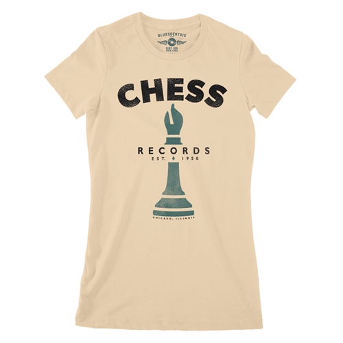 Chess Records Chicago Blues Ladies T Shirt - Relaxed Fit - ladiessanddune