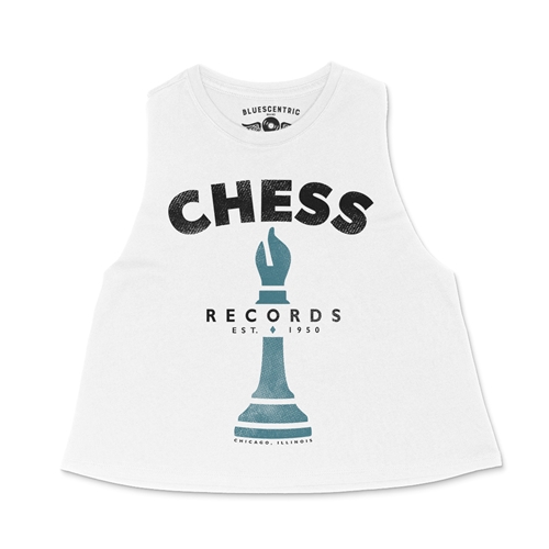 Chess Records Chicago Blues Racerback Crop Top - Women