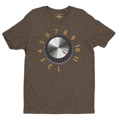 Volume 11 T-Shirt - Lightweight Vintage Style - vintageheatherbrown