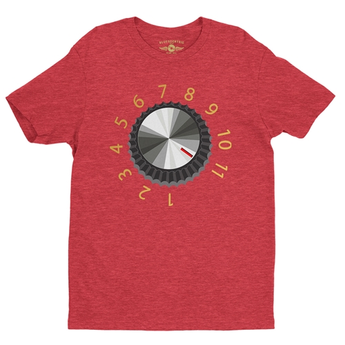 Volume 11 T-Shirt - Lightweight Vintage Style - vintageheatherred