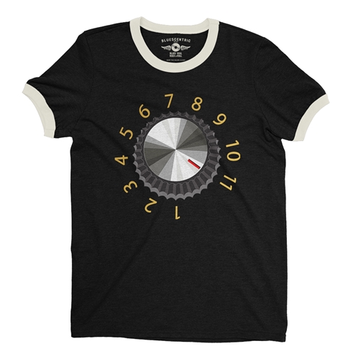 Volume 11 Ringer T-Shirt - ringerblackcreamtrim