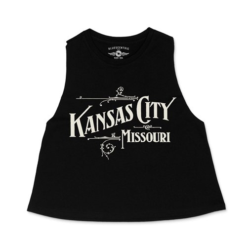 Kansas City Missouri Racerback Crop Top - Women