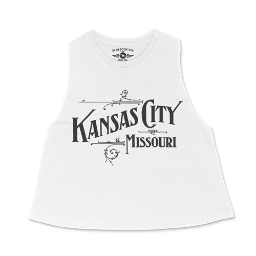 Kansas City Missouri Racerback Crop Top - Women