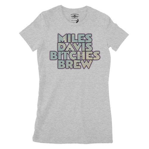Miles Davis Bitches Brew Ladies T Shirt - Relaxed Fit - ladiesathleticheather