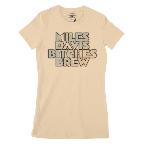 Miles Davis Bitches Brew Ladies T Shirt - Relaxed Fit - ladiessanddune