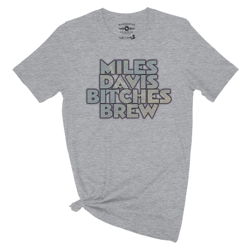 Miles Davis Bitches Brew T-Shirt - Lightweight Vintage Style - vintageathleticheather