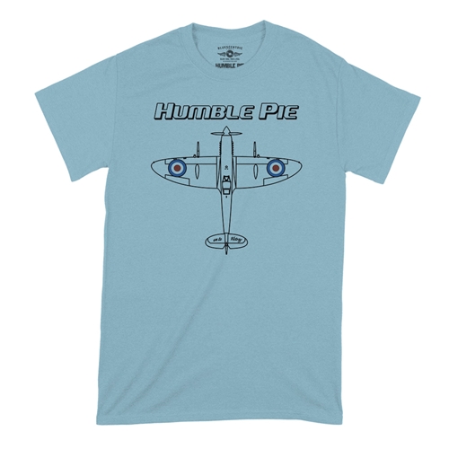 Humble Pie Victory T-Shirt - Classic Heavy Cotton - classiclightblue