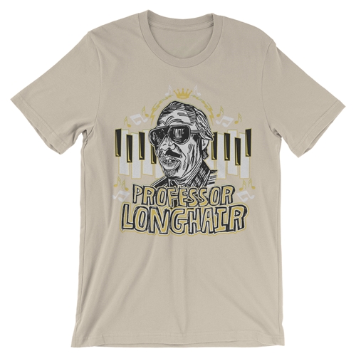 Professor Longhair T-Shirt - Lightweight Vintage Style - vintagecream