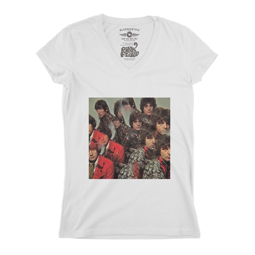 Pink Floyd Piper at the Gates of Dawn V-Neck T Shirt - Women