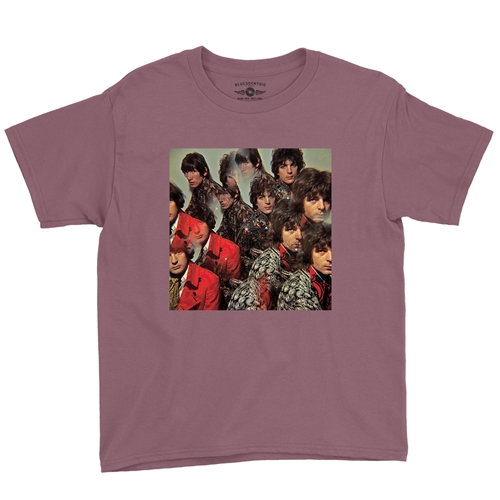 Pink Floyd Piper at the Gates of Dawn Youth T-Shirt - Lightweight Vintage Children & Toddlers - youthheathermaroon