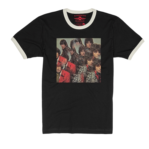 Pink Floyd Piper at the Gates of Dawn Ringer T-Shirt - ringerblackcreamtrim