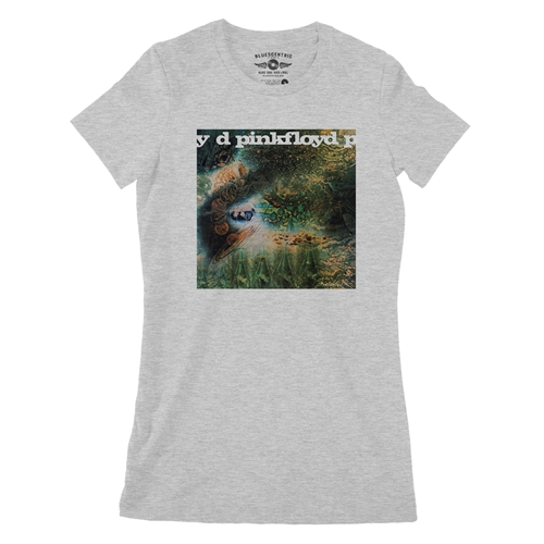 Pink Floyd Saucerful of Secrets Ladies T Shirt - Relaxed Fit - ladiesathleticheather