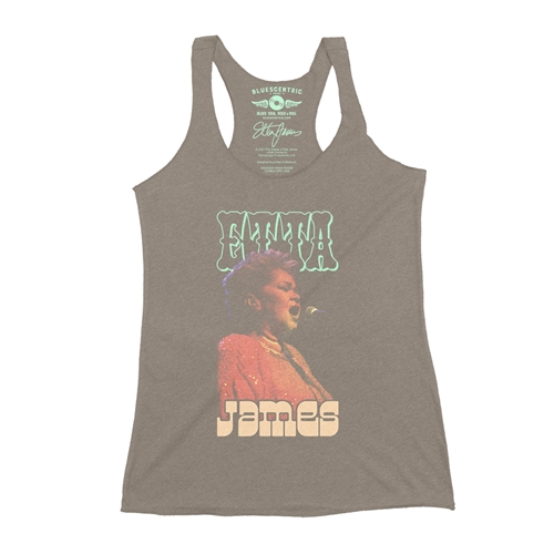 Etta James Red Sequin Racerback Tank - Women