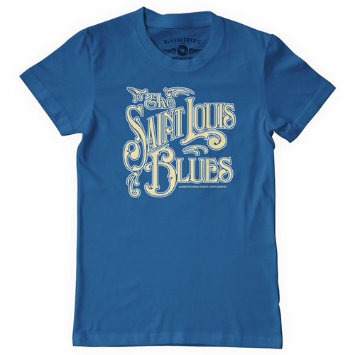 St. Louis Blues Music T-Shirt | STL Blues Shirt | Bluescentric