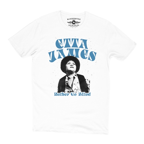 Etta James Starry Night T-Shirt - Lightweight Vintage Style - vintagewhite