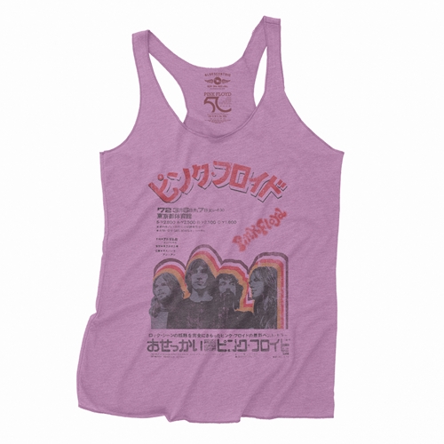 Pink Floyd Japan Vintage Concert Racerback Tank - Women