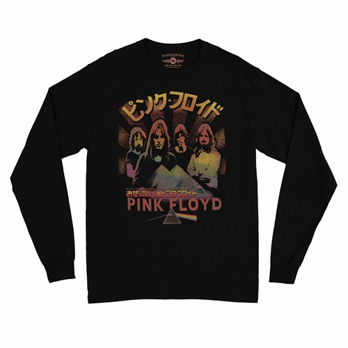 Pink Floyd Dark Japan Long Sleeve T-Shirt - longsleeveblack