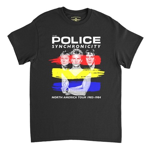 The Police Synchronicity Tour T-Shirt - Classic Heavy Cotton