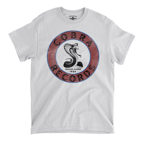 Cobra Records Snake T-Shirt - Classic Heavy Cotton - classicwhite