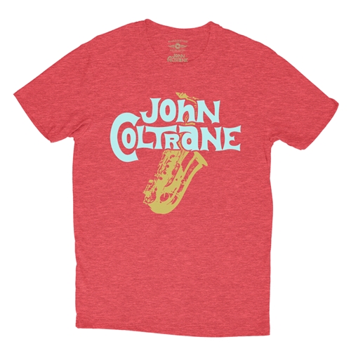 John Coltrane Lush T-Shirt - Lightweight Vintage Style - vintageheatherred