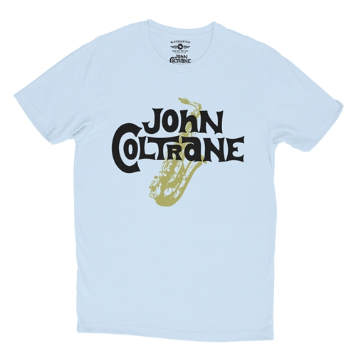 John Coltrane Lush T-Shirt - Lightweight Vintage Style - vintagethrowbackblue