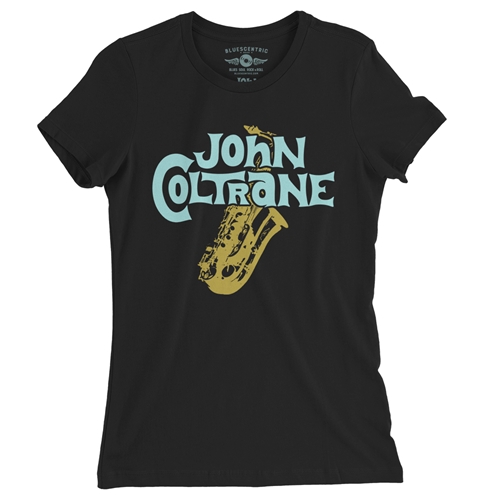 John Coltrane Lush Ladies T Shirt - Relaxed Fit - ladiesblack