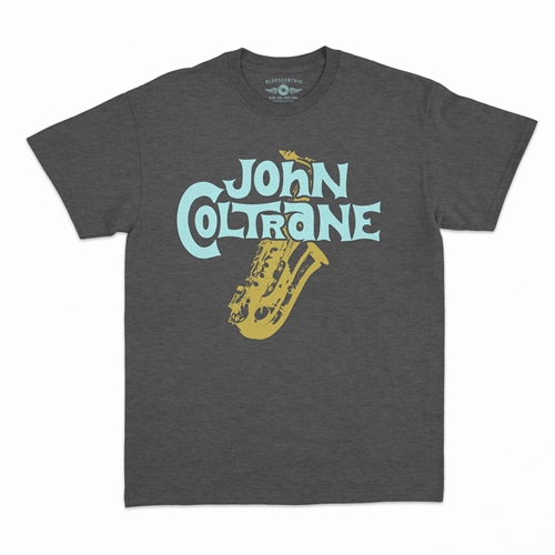 John Coltrane Lush T-Shirt - Classic Heavy Cotton - classicheathergrey