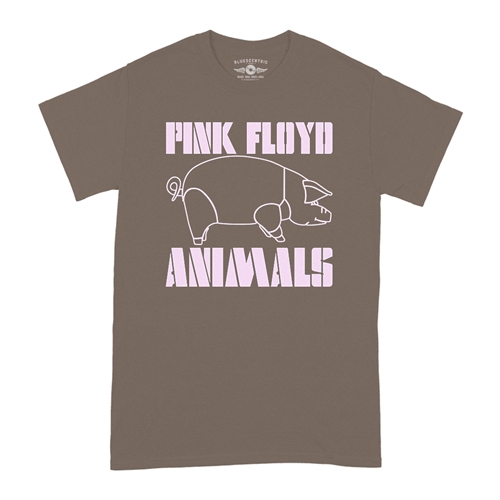 Pink Floyd Animals T-Shirt - Classic Heavy Cotton - classictaupe