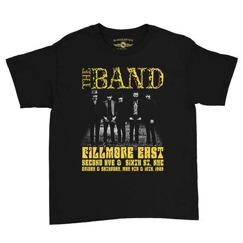 The Band at The Fillmore Youth T-Shirt - Lightweight Vintage Children - youthblack