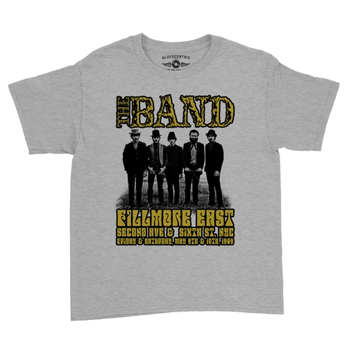 The Band at The Fillmore Youth T-Shirt - Lightweight Vintage Children - youthheatherathletic