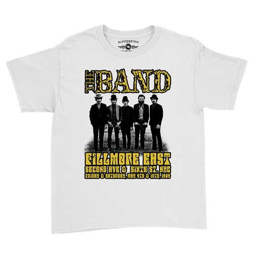 The Band at The Fillmore Youth T-Shirt - Lightweight Vintage Children - youthwhite