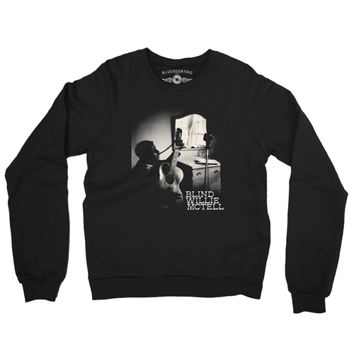 Ghostly Blind Willie McTell Crewneck Sweater - crewneckblack