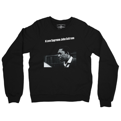 John Coltrane Love Supreme Album Crewneck Sweater - crewneckblack