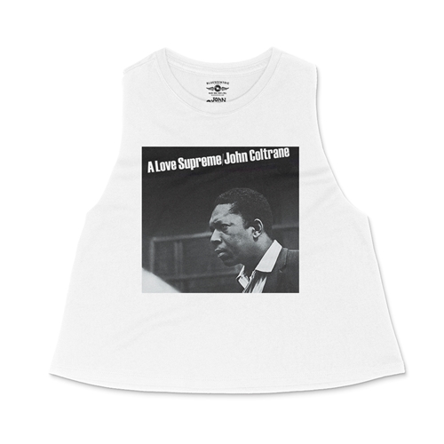 John Coltrane A Love Supreme Racerback Crop Top - Women