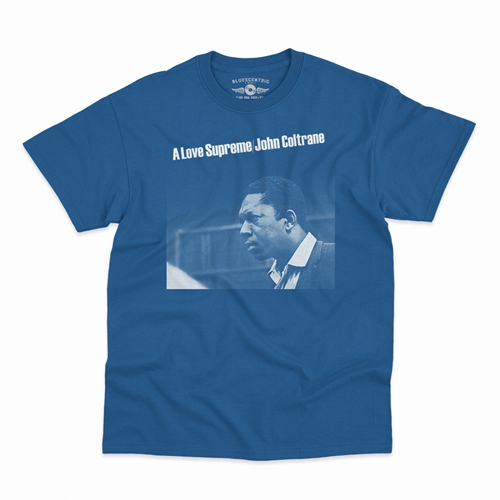 John Coltrane Love Supreme Album T-Shirt - Classic Heavy Cotton - classicroyalblue