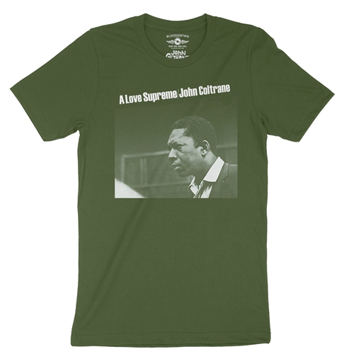 John Coltrane Love Supreme Album T-Shirt - Lightweight Vintage Style - vintageolive