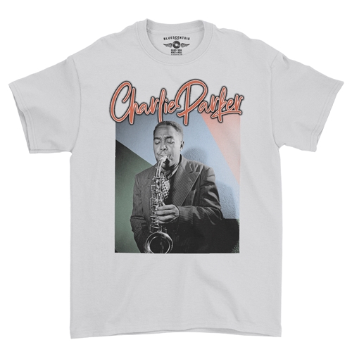 Charlie Parker Pastel T-Shirt - Classic Heavy Cotton - classicwhite