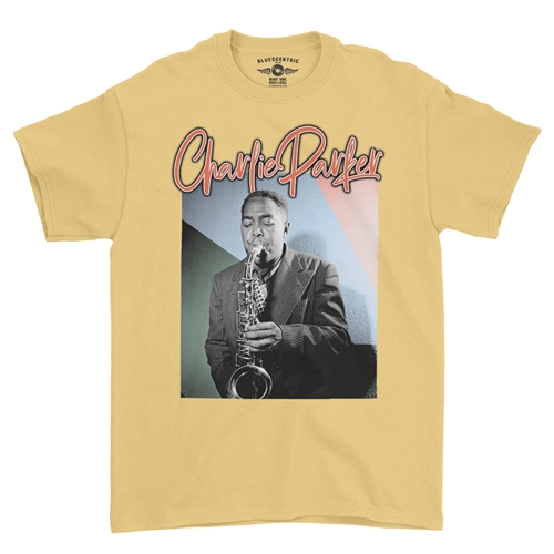 Charlie Parker Pastel T-Shirt - Classic Heavy Cotton - classicyellow
