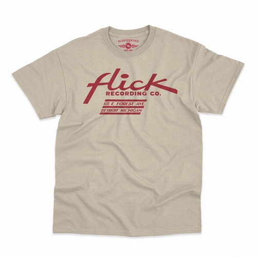 Flick Records Detroit T-Shirt - Classic Heavy Cotton - classicsand