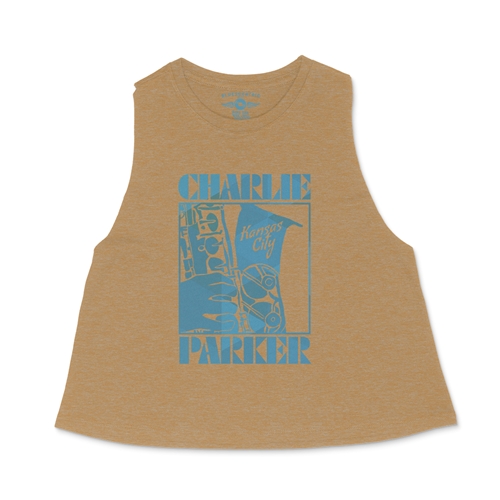 Charlie Parker Kansas City Mosaic Racerback Crop Top - Women