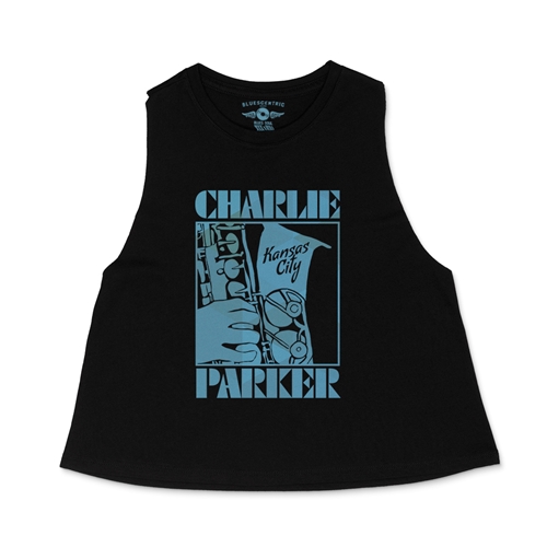 Charlie Parker Kansas City Mosaic Racerback Crop Top - Women