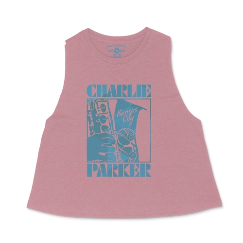 Charlie Parker Kansas City Mosaic Racerback Crop Top - Women
