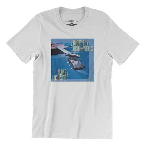 Buddy Guy and Junior Wells Alone and Acoustic T-Shirt - Classic Heavy Cotton - classicsand