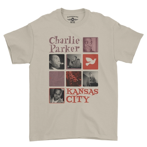 Charlie Parker Boxes T-Shirt - Classic Heavy Cotton - classicsand