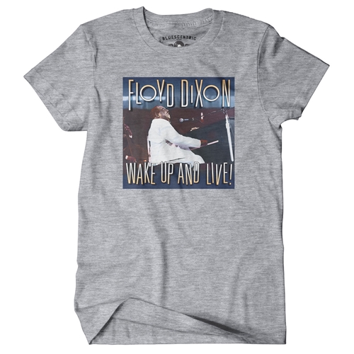 Floyd Dixon Wake Up and Live T-Shirt - Classic Heavy Cotton - heatherathletic