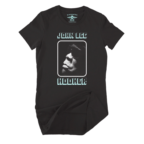 John Lee Hooker Sunglasses Box Ladies T Shirt - Relaxed Fit - ladiesblack