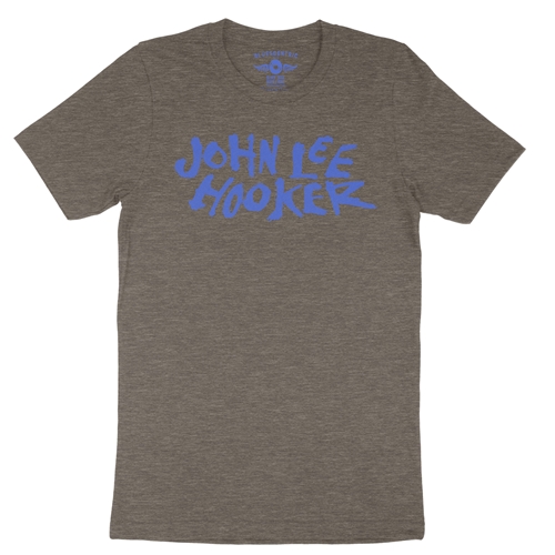 John Lee Hooker Country Blues T-Shirt - Lightweight Vintage Style - vintageheatherbrown
